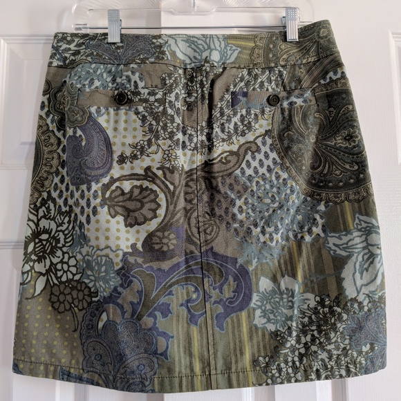 Ann Taylor A-Line Denim Skirt - Picture 3 of 5